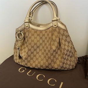 Authentic Gucci GG Sukey Medium Tote